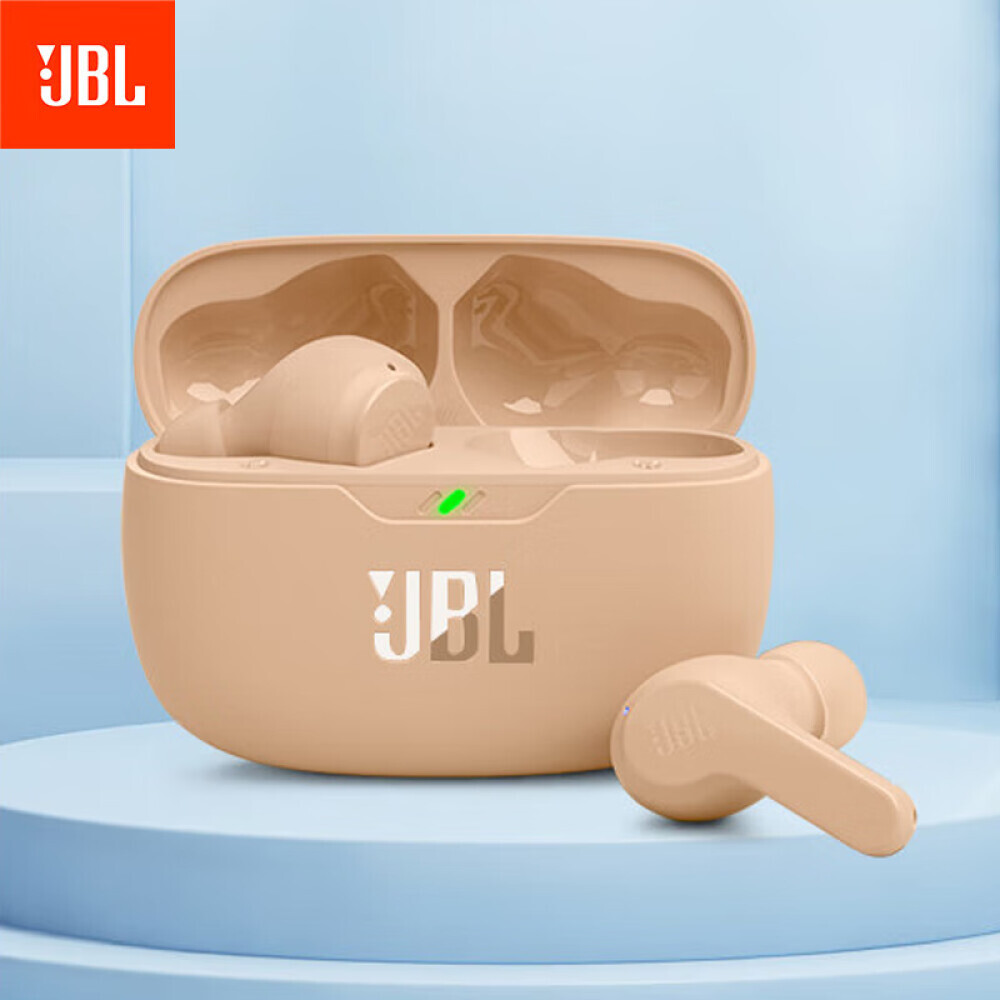 

Bluetooth-гарнитура JBL WAVE BEAM с шумоподавлением, золотой