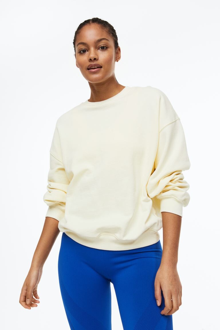 

Фуфайка H&M, сливочный, Бежевый