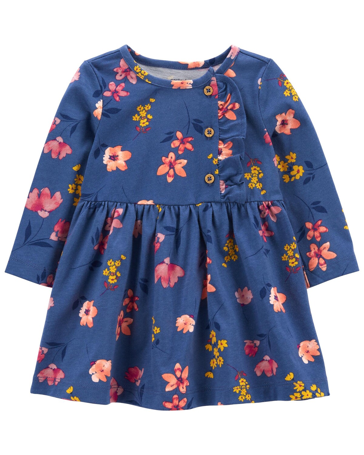 

Трикотажное платье Baby Butterfly Carter's, синий