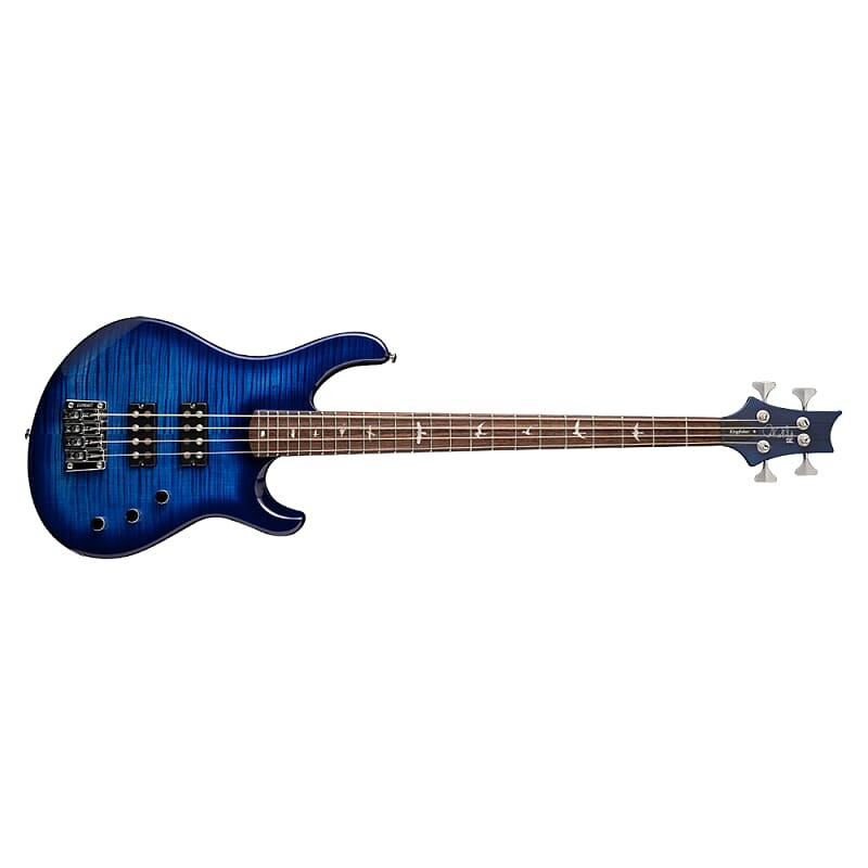 

PRS Paul Reed Smith SE Kingfisher Bass, Rosewood, Faded Blue Wrap Around Burst