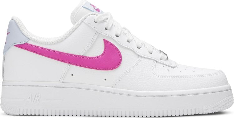 Nike air force pink swoosh best sale