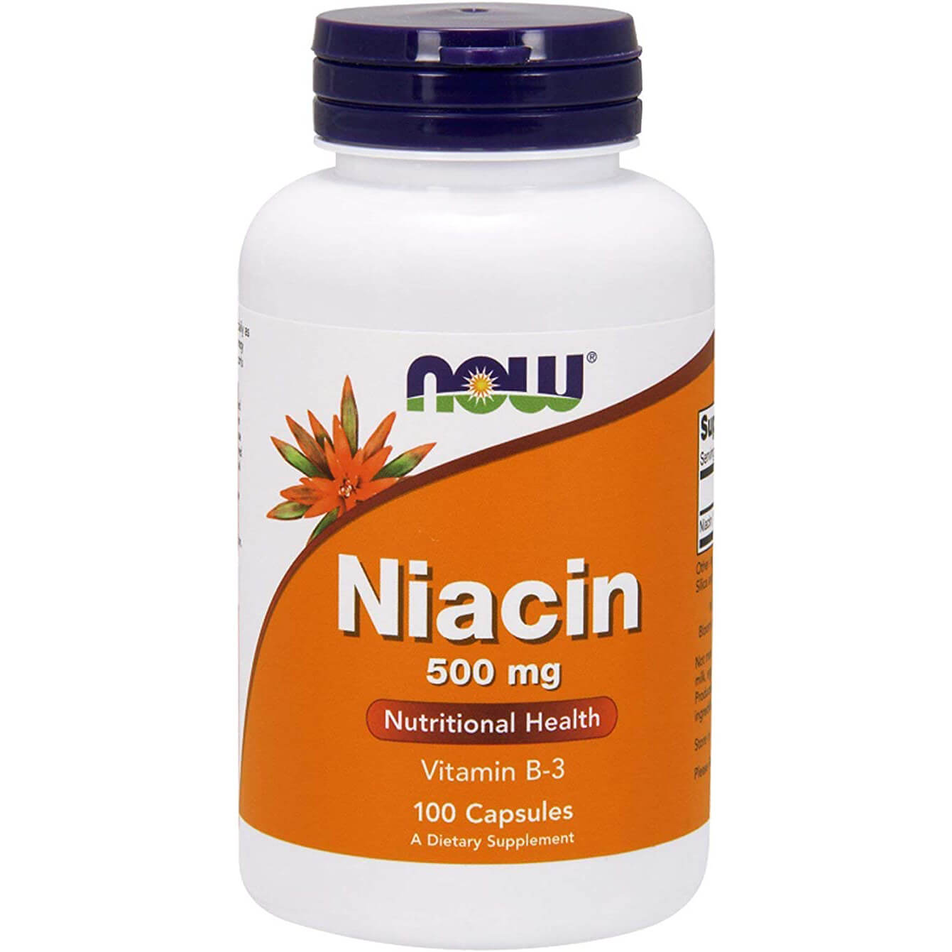 цена Ниацин Now Foods, 100 капсул