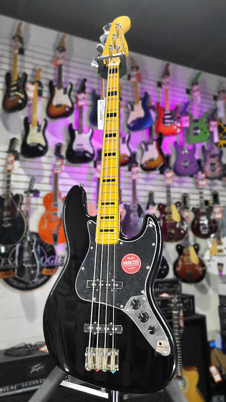

Гитара Squier Classic Vibe '70s Jazz Bass 255, чёрный