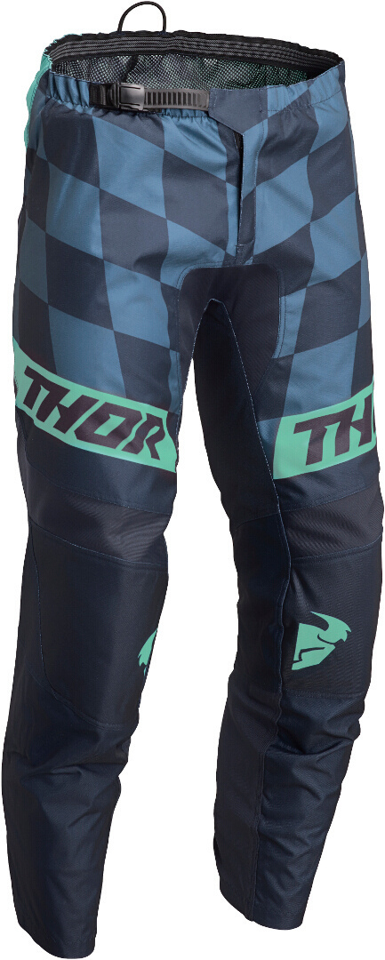 Штаны Thor Sector Birdrock мотокроссовые, темно - синий/светло - синий штаны nike jordan brooklyn темно синий