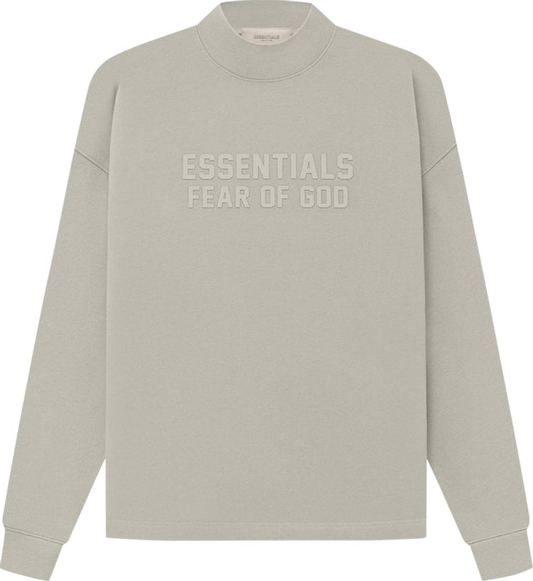 Толстовка Fear of God Essentials Relaxed Crewneck 'Seal', серый - фото