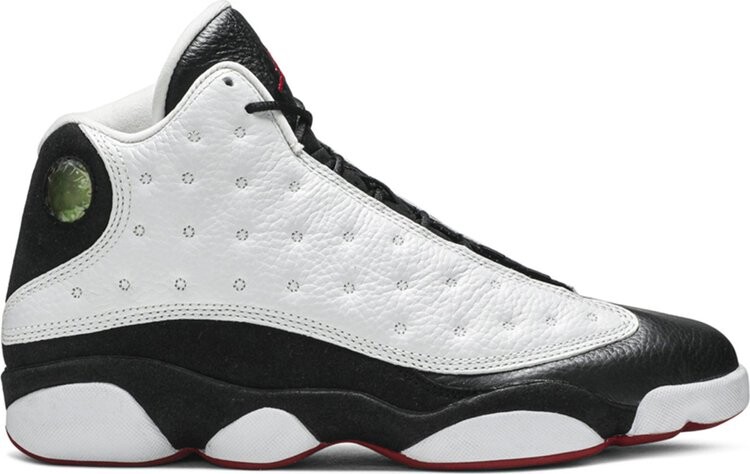 All white jordan 13s best sale