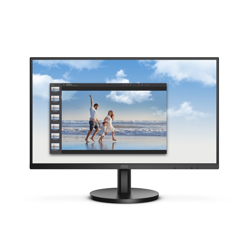 

Монитор AOC 22B3HM, 21.5", Full HD, VA, 75 Гц, чёрный
