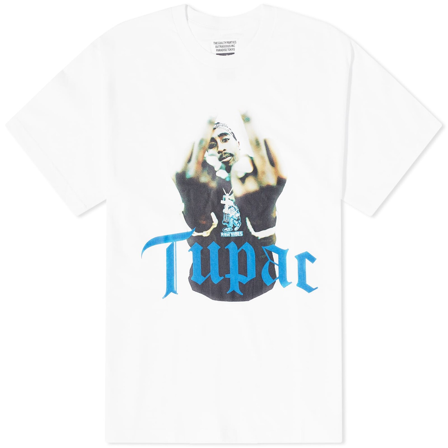 

Футболка Wacko Maria Tupac, белый