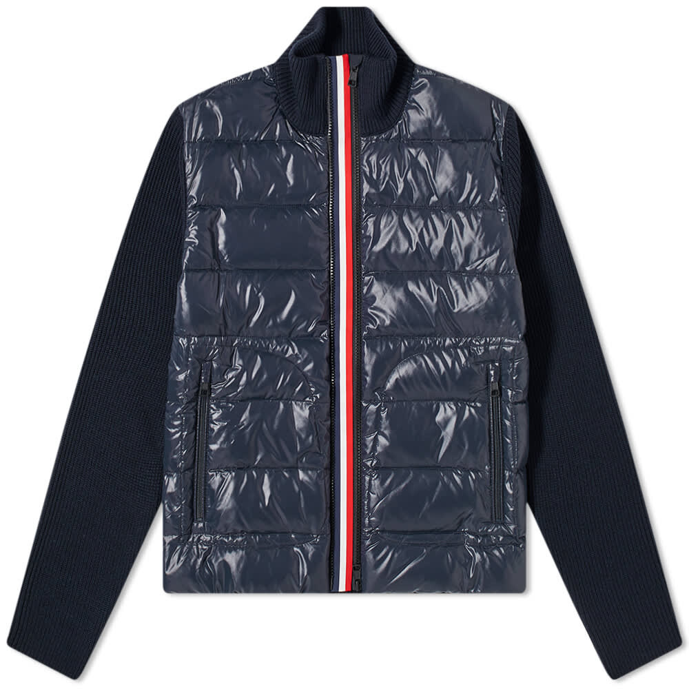

Вязаная куртка Tricolore на молнии Moncler, Черный
