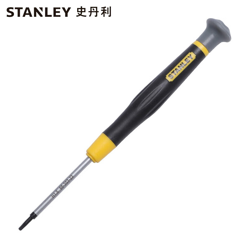 Микроотвертка Stanley, 6 угловая, внутренняя шестигранная отвертка H1,5x45 мм, шестиугольная микроотвертка, внутренняя, 6 угловая, 66-353-23