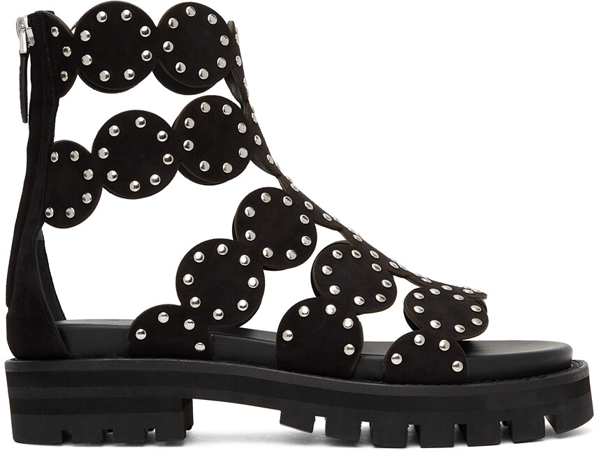

Черные босоножки на платформе ALAÏA