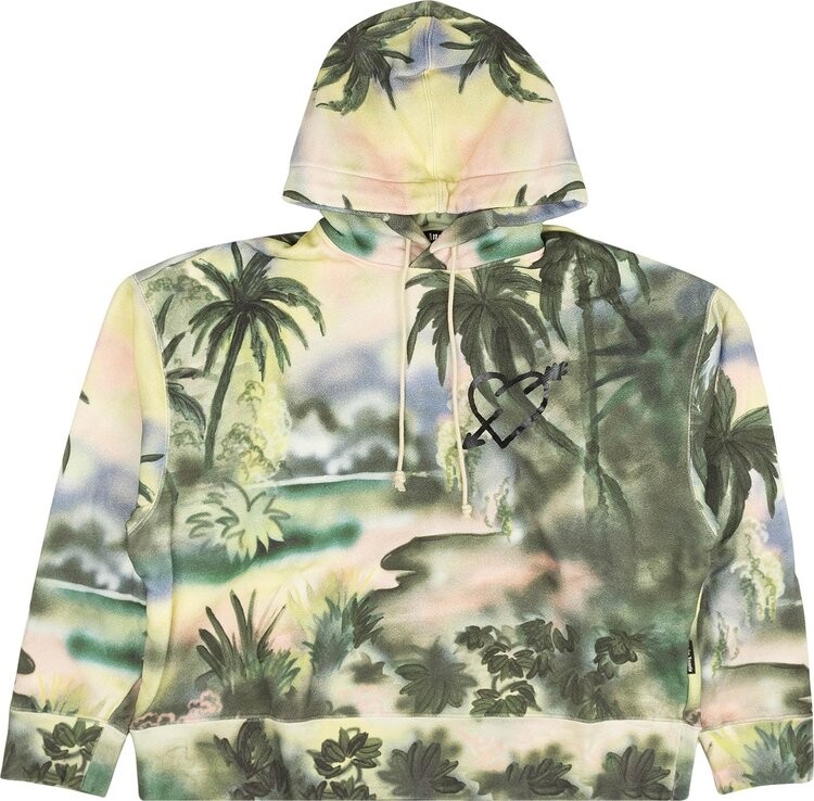 

Худи Palm Angels Paradise Hoodie 'Multicolor/Black', разноцветный, Серый
