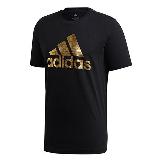 

Футболка Adidas Universal Foil Letter Short-sleeve Tee Men Black, Черный