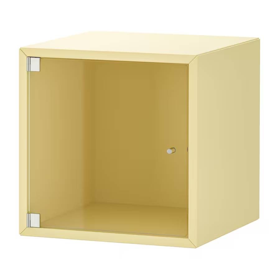Навесной шкаф + дверца Ikea Eket, желтый