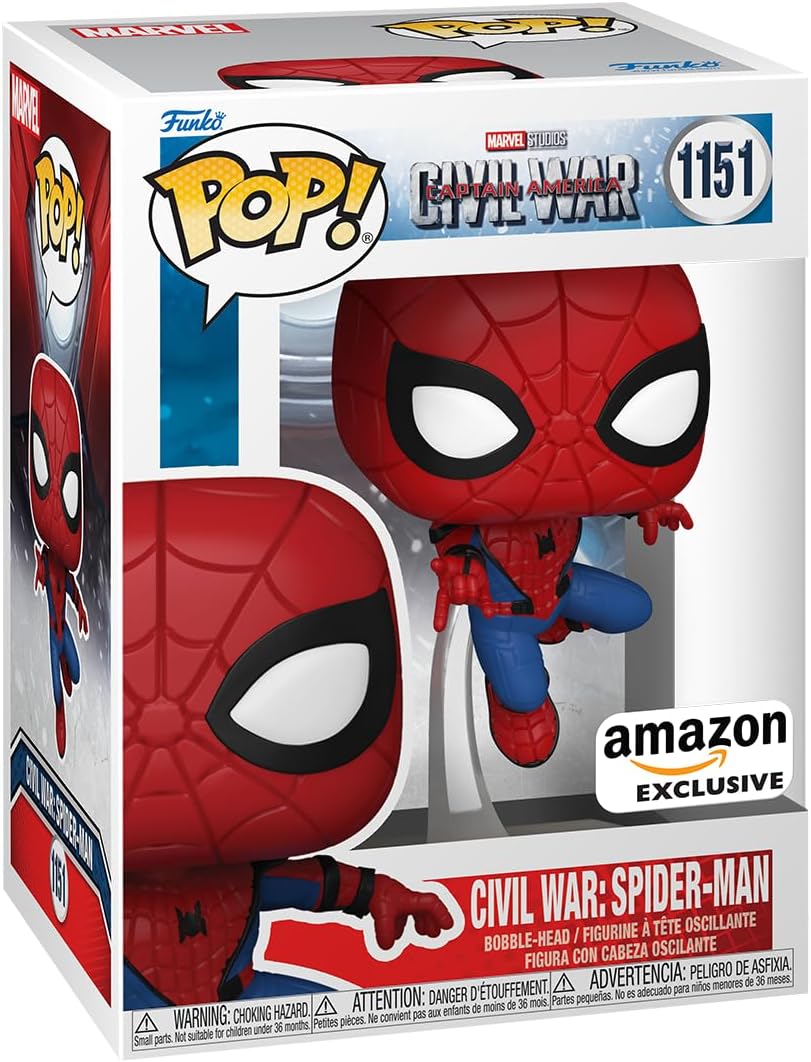 Фигурка Funko Pop! Marvel: Captain America: Civil War Build A Scene - Spider-Man, Amazon Exclusive, Figure 9 of 12