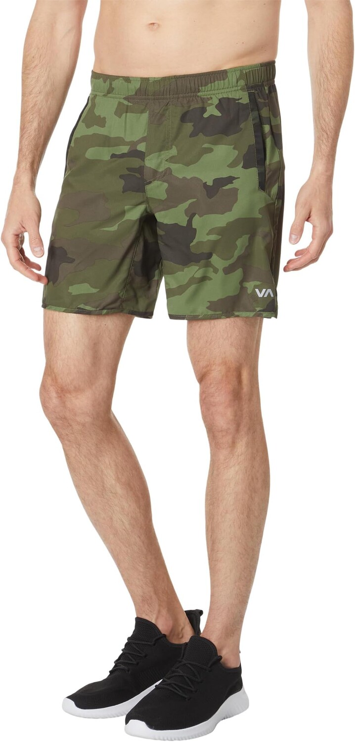 

Йоггер IV Шорты RVCA, цвет Green Camo II