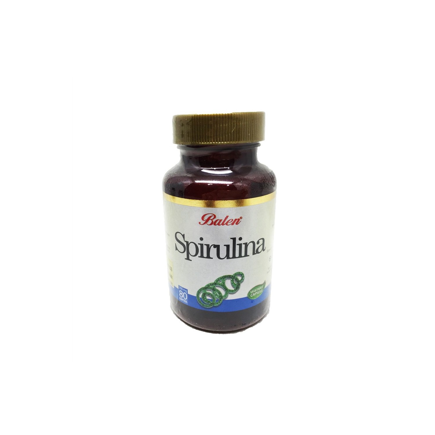 Пищевая добавка Balen Spirulina 300 мг, 80 капсул цена и фото