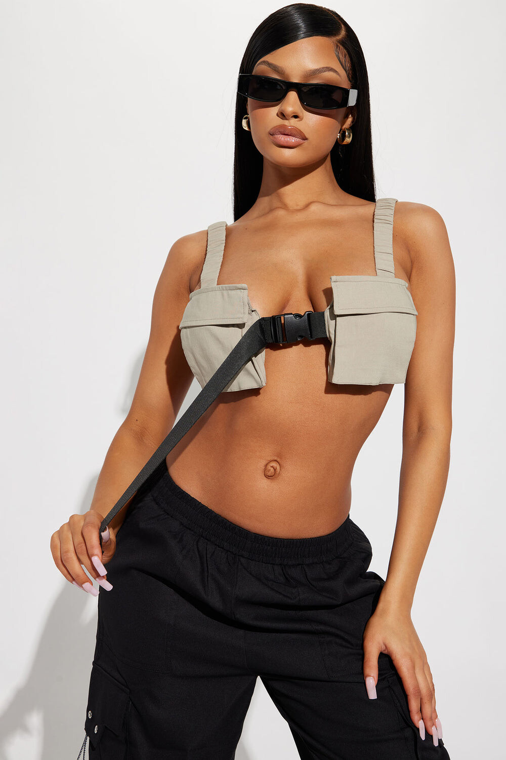 

Брюки карго Fashion Nova LT30134BFN, хаки