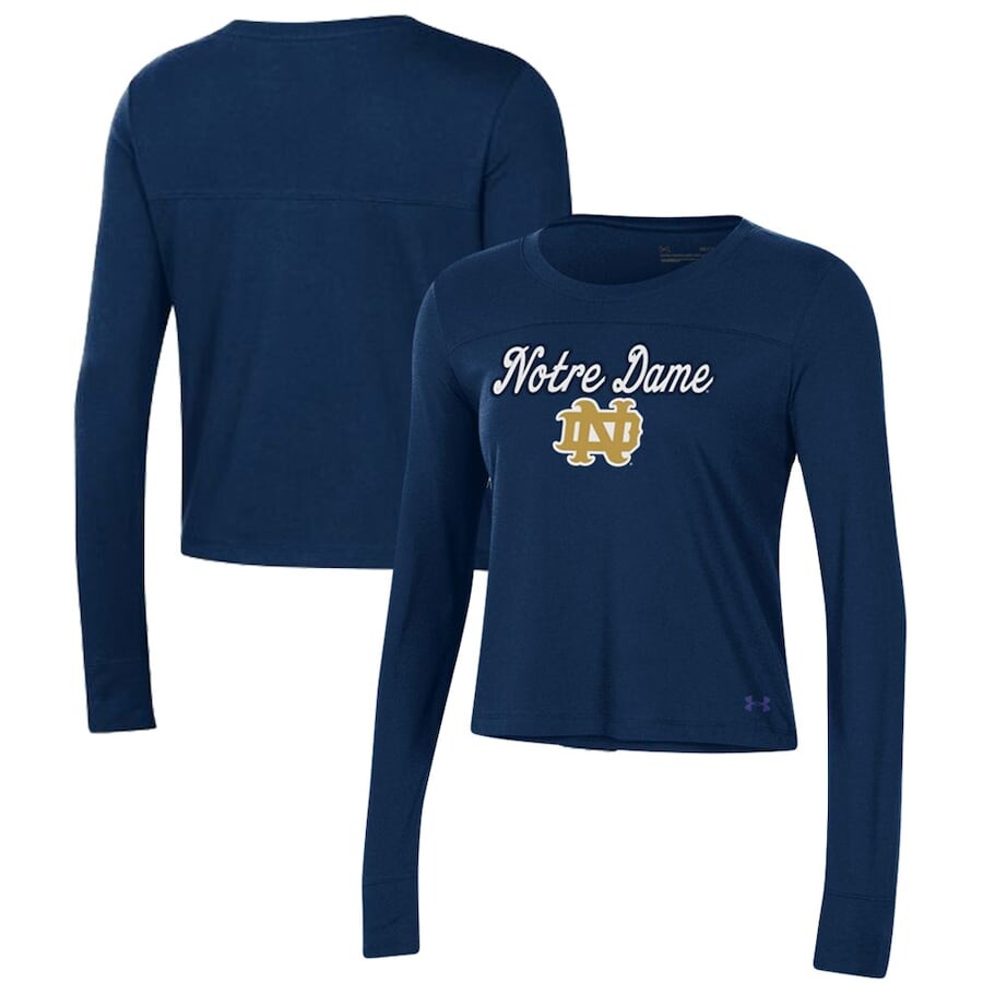 

Футболка с длинным рукавом Under Armour Notre Dame Fighting Irish, нави