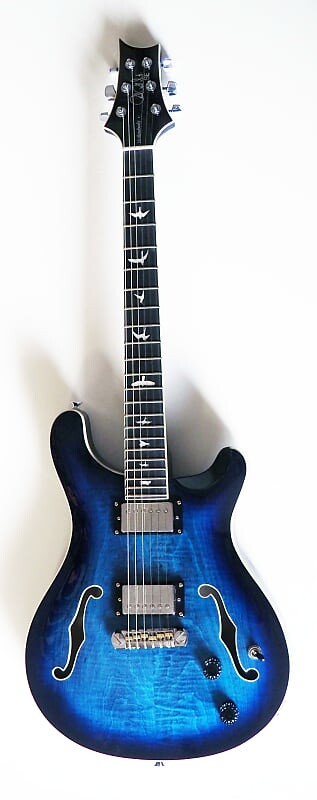 

PRS SE Hollowbody II 2022 — настоящее время — выцветшая синяя вспышка