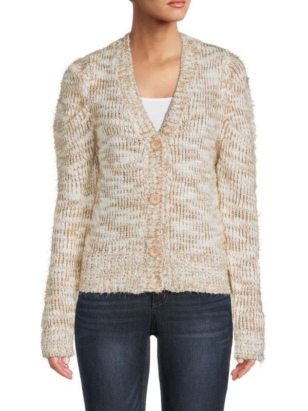 

Пушистый кардиган Jacquie The Label Taupe