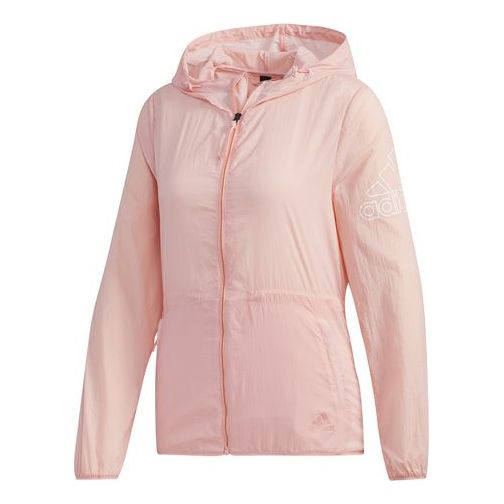 Ветровка Adidas Windbreaker Bos Windproof Pink Red, Розовый syosi mini travel umbrella windproof folding pink