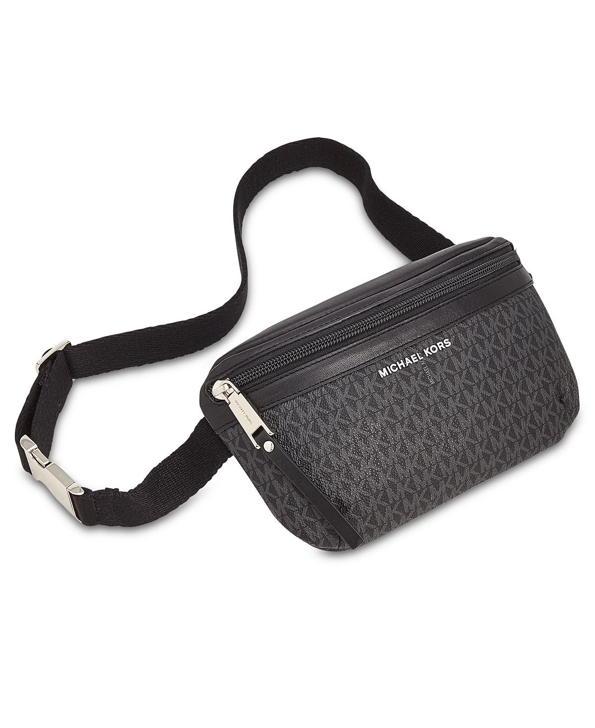 Сумка Michael Kors Signature Fanny Pack, черный - фото