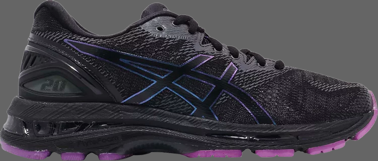 Лимитированные кроссовки wmns gel nimbus 20 lite-show Asics, черный - фото