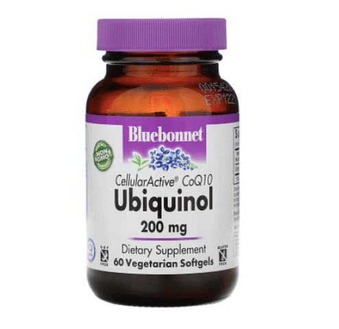 bluebonnet nutrition ubiquinol cellular active coq10 50 мг 60 растительных капсул Убихинол CellullarActive CoQ10 200 мг 60 капсул Bluebonnet Nutrition