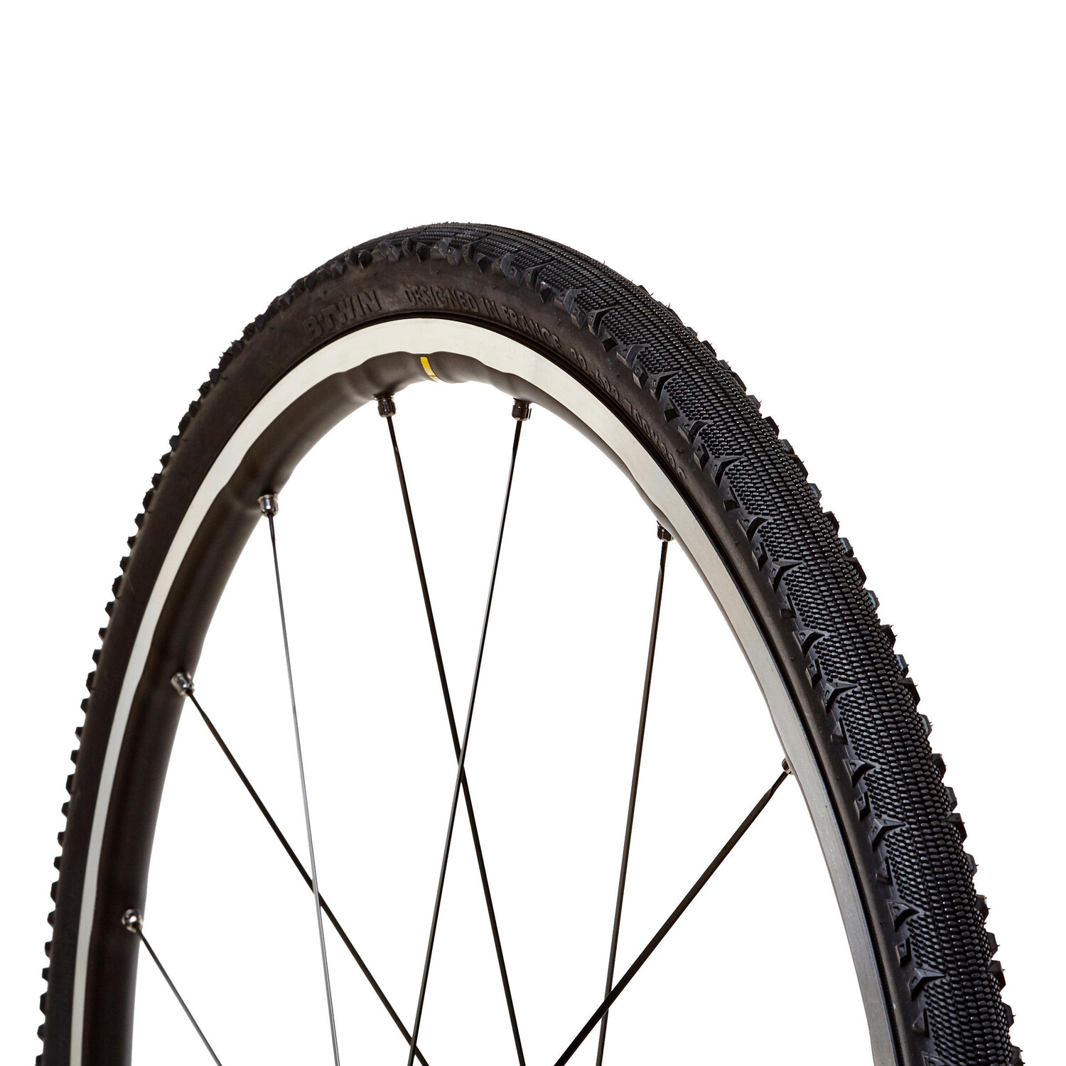 

Покрышка для велосипеда 700х38 черная GRAVEL LIGHT Btwin