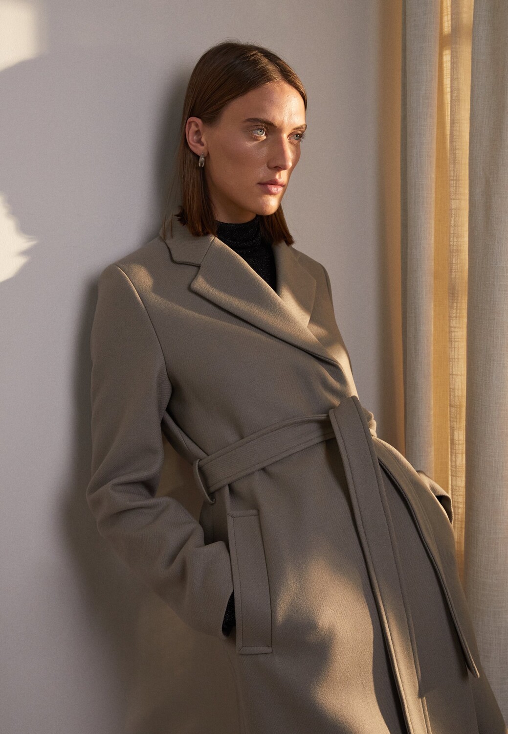 

Пальто классическое Filippa K, коричневый