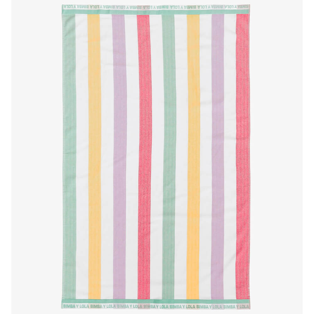 

Пляжное полотенце Bimba Y Lola Striped Print, мультиколор