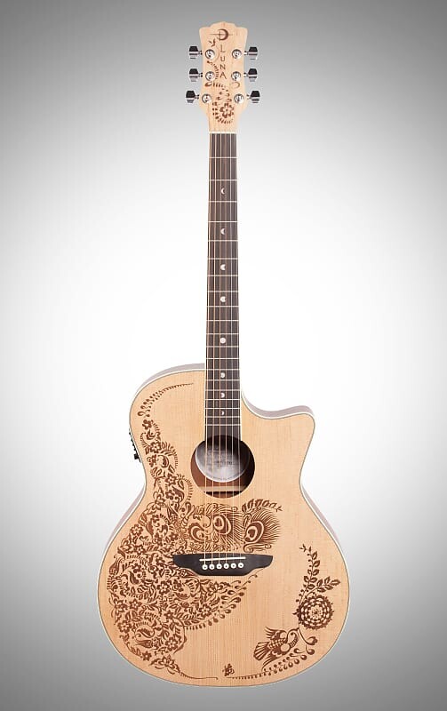 

Акустическая гитара Luna Henna Oasis Acoustic-Electric Guitar