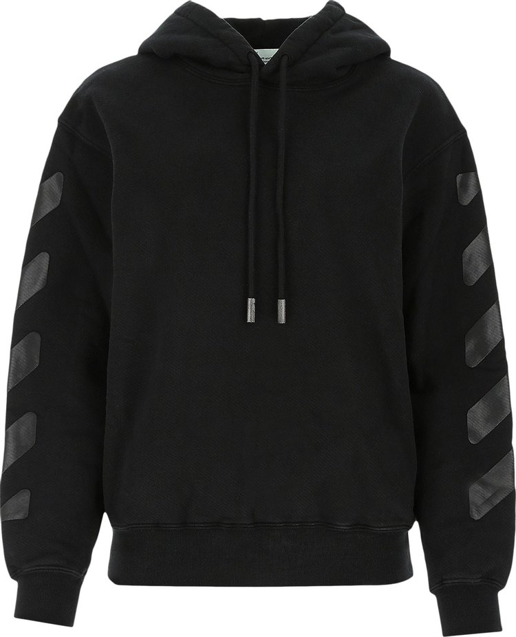 Худи Off-White Diag Oversize Hoodie 'Black', черный - фото