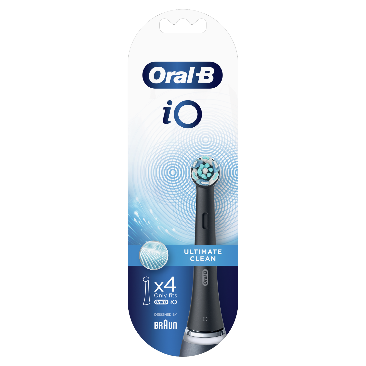 Oral-B IO Ultim Clean Black магнитные насадки для зубных щеток, 4 шт/1  упаковка – заказать из-за рубежа в «CDEK.Shopping»