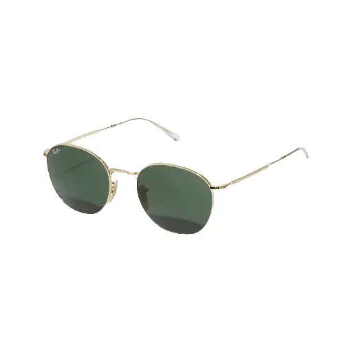 

Солнцезащитные очки Rob unisex круглой формы, золотистый/зеленый