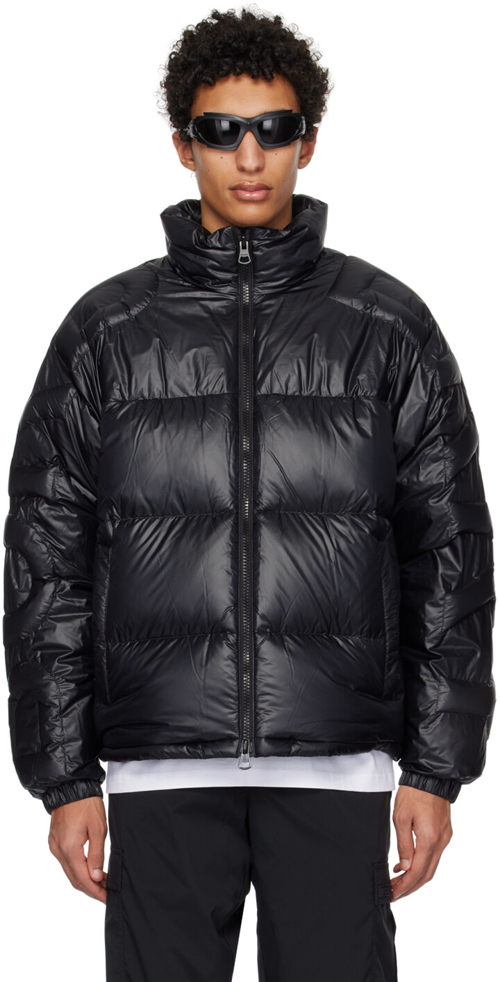 

Черный стеганый пуховик Burberry