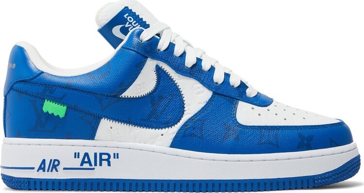 

Лимитированные кроссовки Nike Louis Vuitton x Air Force 1 Low 'White Team Royal', синий