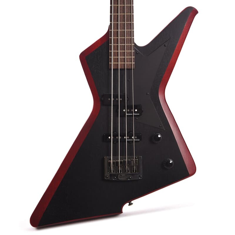 

Ibanez MDB5 Mike D'Antonio Signature 4-String P/J Bass со звукоснимателями Seymour Duncan - Oxblood Weathered Black Ibanez MDB5 Mike D'Antonio Signature 4-String P/J Bass w/ Pickups -