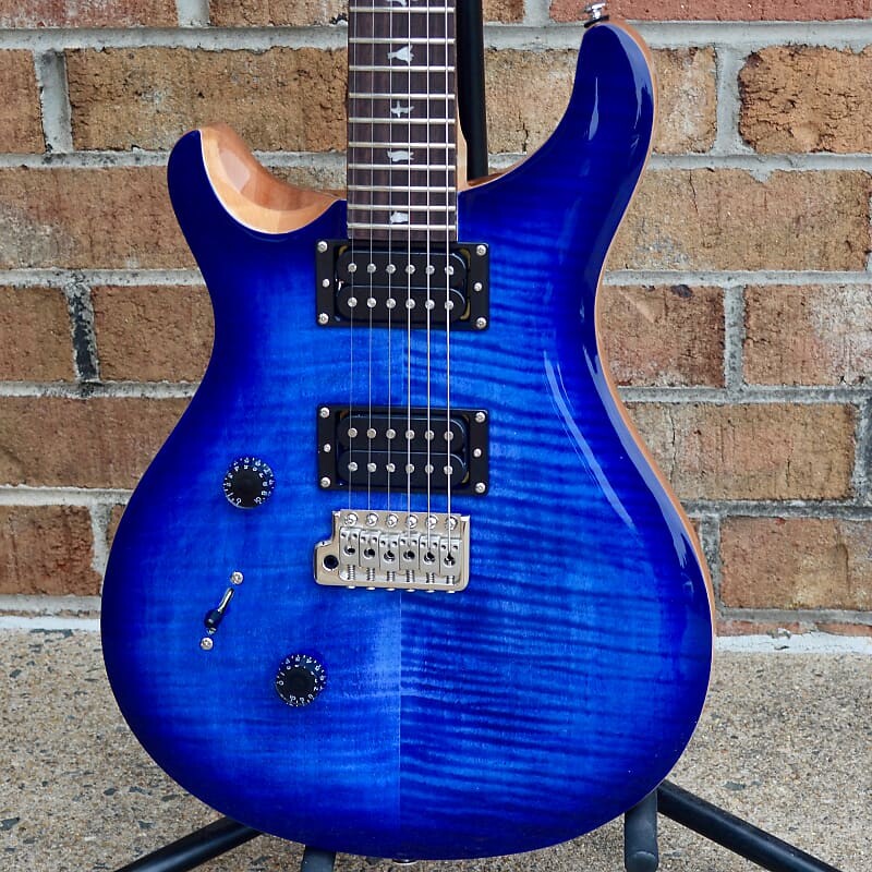 

PRS SE Custom 24 Lefty Faded Blue Burst