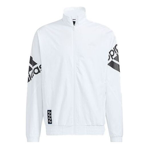 

Куртка Adidas Contrasting Colors Large Logo Zipper HE7458, белый