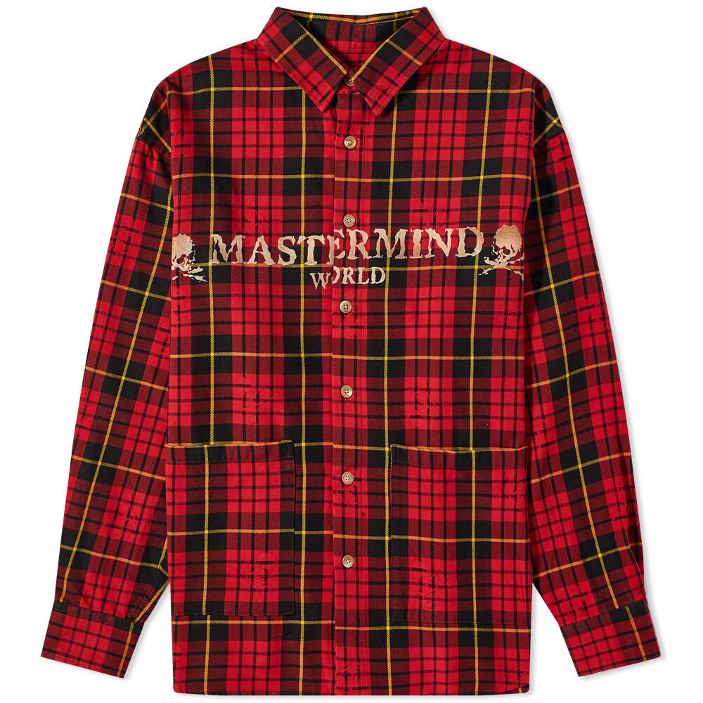

Рубашка MASTERMIND WORLD Oversized Plaid Shirt