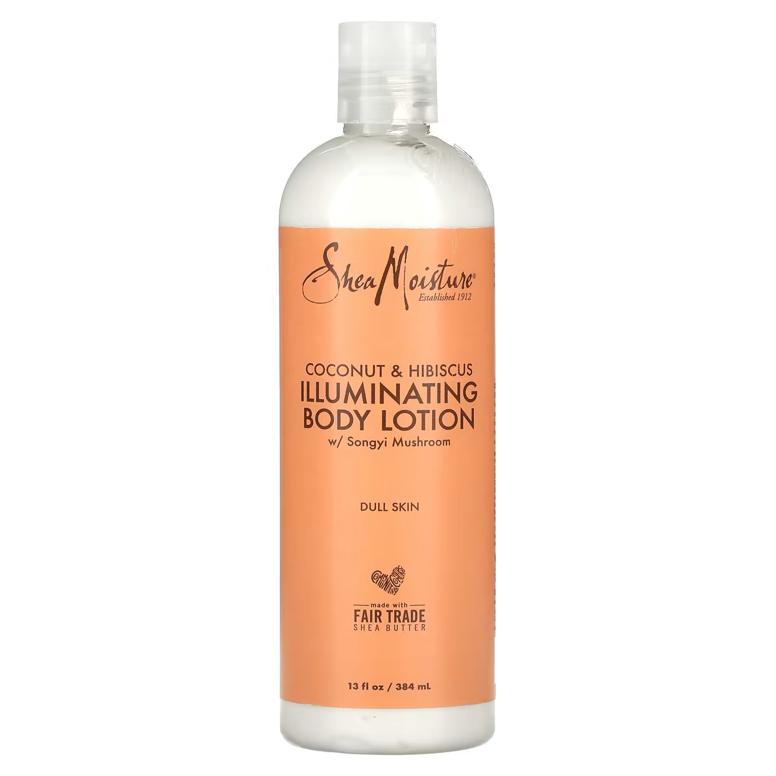 SheaMoisture, Осветляющий лосьон для тела с грибами сонги, кокосом и гибискусом, 384 мл (13 жидк. Унций) - фото