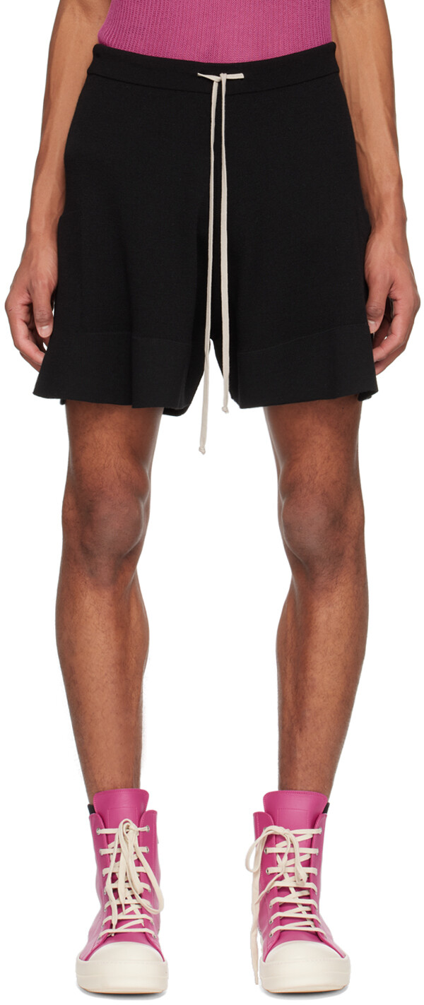 

Черные шорты с разрезами Rick Owens
