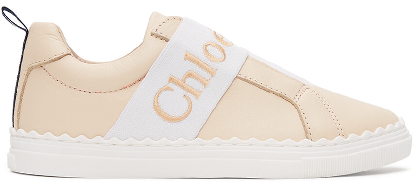 

Детские розовые кожаные кроссовки Lauren Chloé
