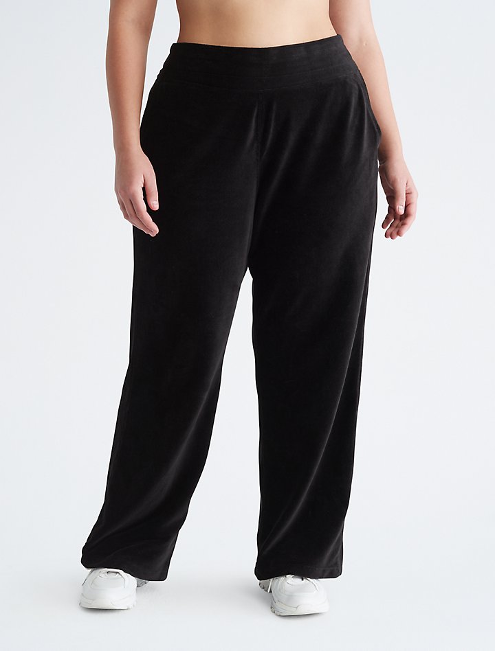 цена Широкие брюки больших размеров Performance Calvin Klein, черный