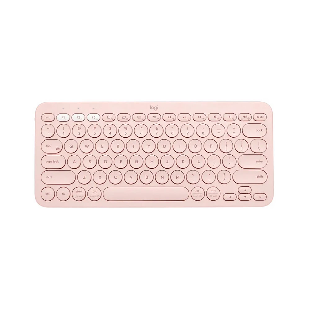 Клавиатура беспроводная Logitech K380, английская раскладка, розовый клавиатура logitech k380 dark grey 920 007584