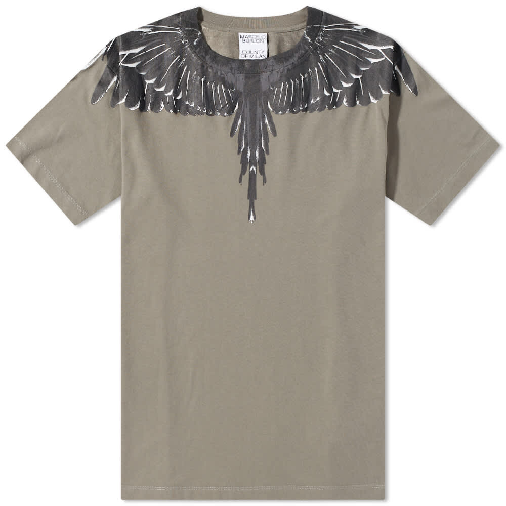 

Футболка Marcelo Burlon Icon Wings Regular Tee, Серый