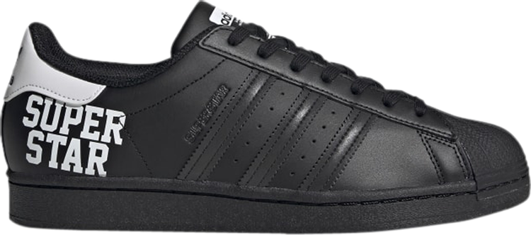 Кроссовки Adidas Superstar 'Varsity Pack - Core Black', черный - фото