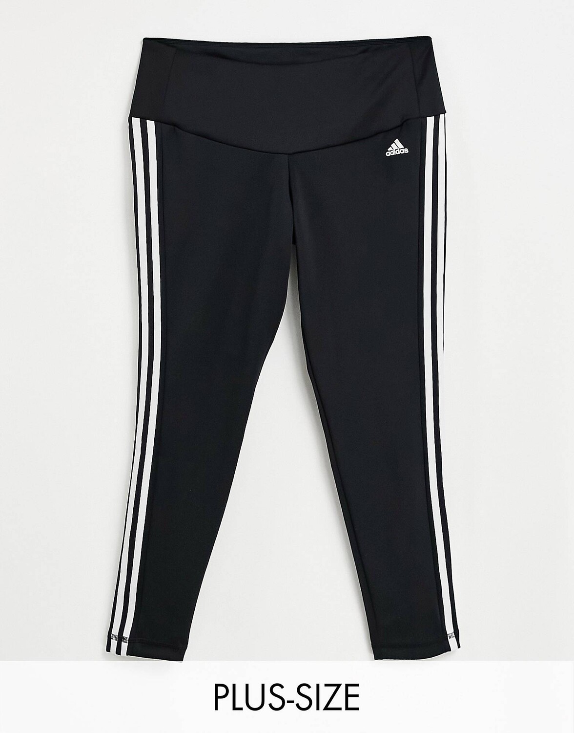 

Черные леггинсы 7/8 с 3 полосками adidas Training Plus, Черный